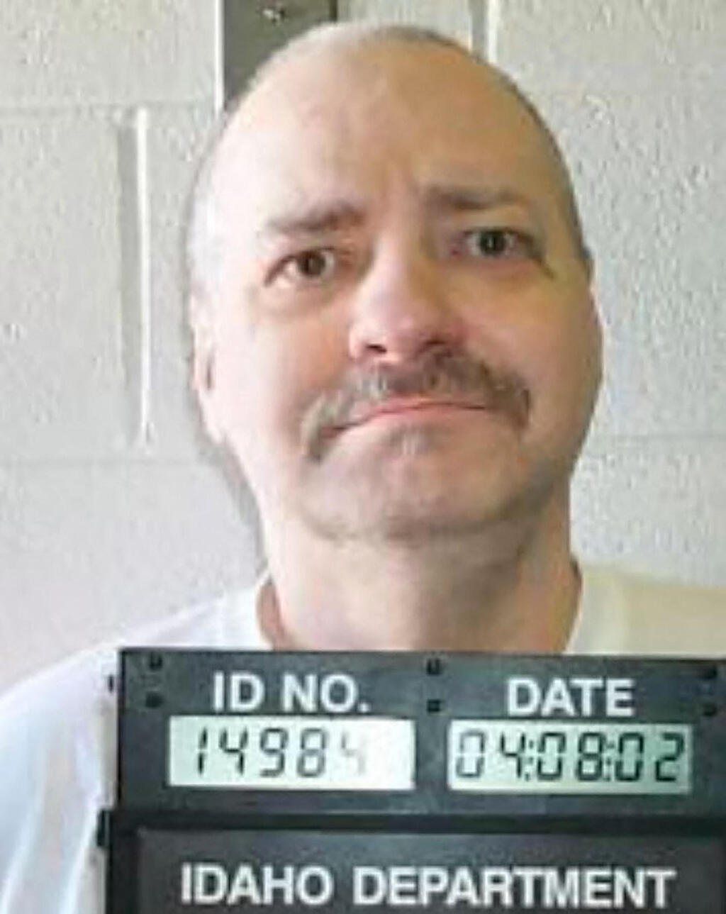 Thomas Creech in a 2002 photograph. He remains on death row (Photo: Handout / IDAHO DEPARTMENT OF CORRECTION / AFP) ארה"ב אסיר נידון למוות תומאס תומס קריץ' הוצאה להורג נכשלה איידהו