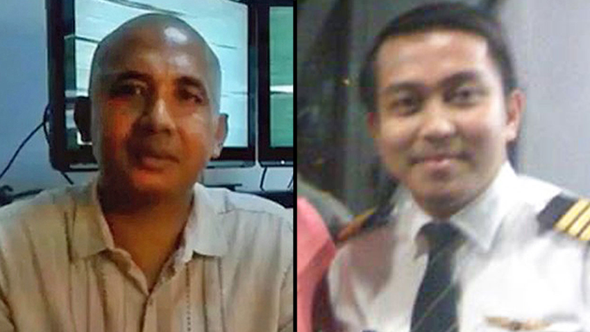 Captain Zaharie Ahmad Shah (left) and co-pilot Fariq Abdul Hamid, who were flying the Malaysian aircraft when it disappeared. Reports suggested Shah made a final ‘farewell flight’ over his hometown המטוס המלזי מלזיה הקפטן טייס המשנה פאריק עבד אל-חמיד (מימין) הקפטן זהרי אחמד שאה (משמאל)