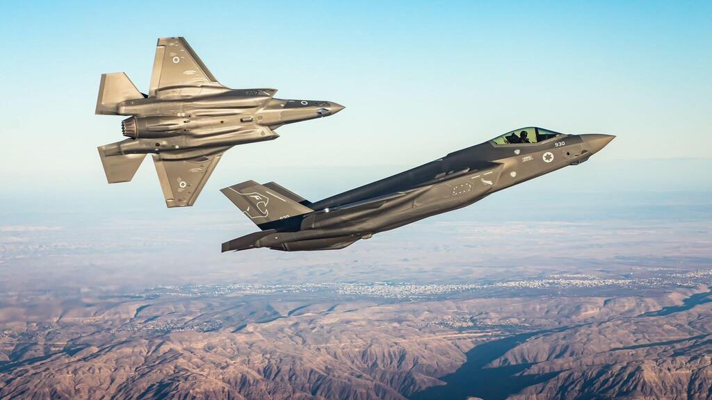 Israeli Air Force F-35s (Photo: IDF) מטוס F-35 אדיר בבסיס נבטים