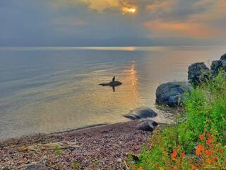 זריחה בכינרת