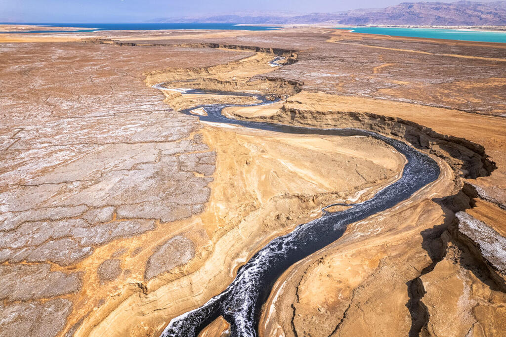 You arrive at a place where few people have stepped is exciting (Photo: Arik Danino) הנהר הסודי בים המלח