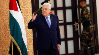 אבו מאזן בטקס השבעה לקבינט ברמאללה