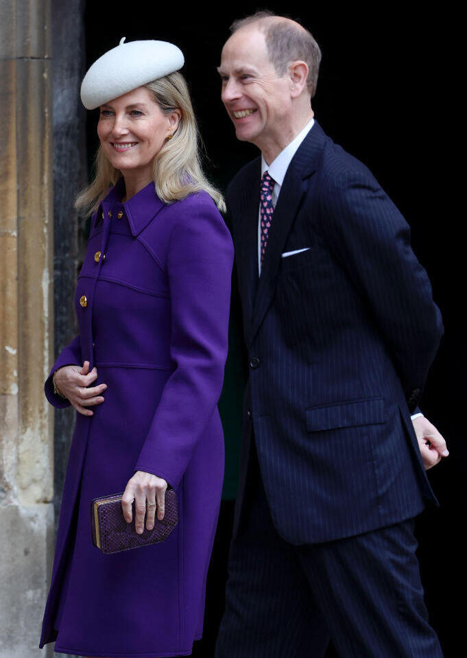 הנסיך אדוארד ואשתו סופי (צילום: Chris Jackson/Getty Images) הנסיך אדוארד סופי חג הפסחא