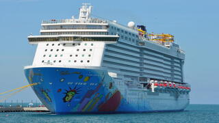ספינה ספינת תענוגות של חברת norwegian cruise line