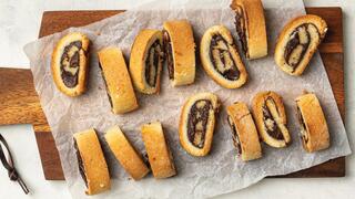 עוגיות מגולגלות ללא סוכר וללא גלוטן