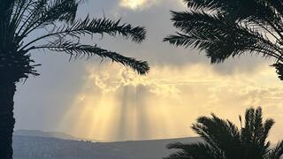 שקיעה בעין גב