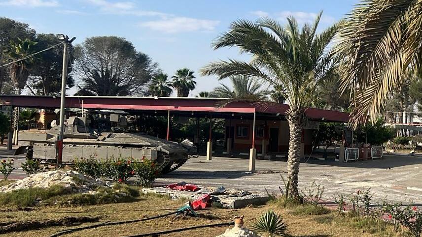תיעוד: כניסת כוחות צוות הקרב של חטיבה 401 למעבר רפיח בצידו העזתי