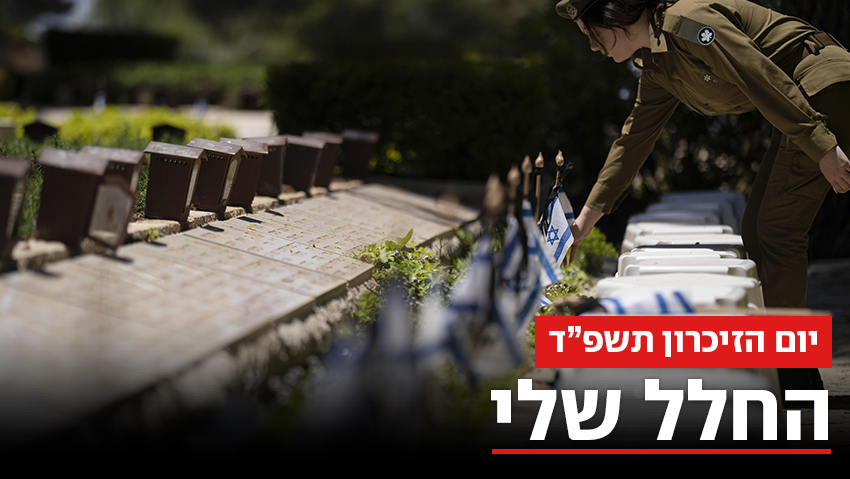  טקס הצדעה לנופלי מערכות ישראל והנחת דגל הלאום על קברי החללים בהיכל הזיכרון הממלכתי בהר הרצל