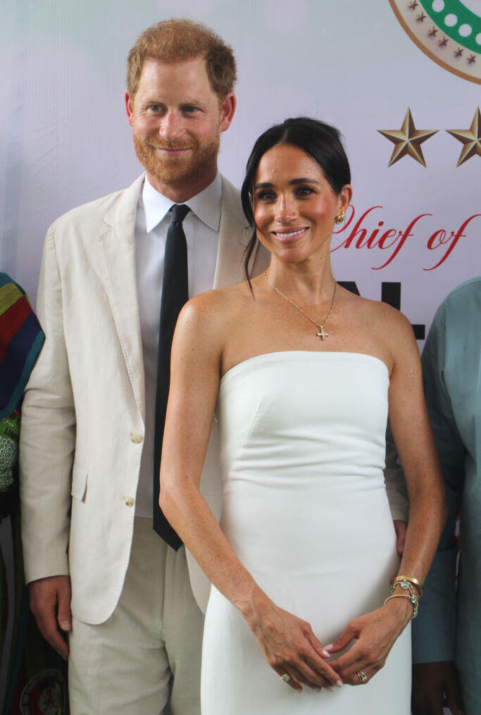 שיהיה בהצלחה! (צילום: Emmanuel Osodi/Anadolu via Getty Images) הנסיך הארי מייגן מרקל