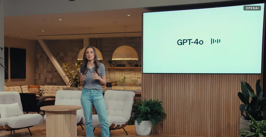 אירוע הכרזת GPT-4o של OpenAI