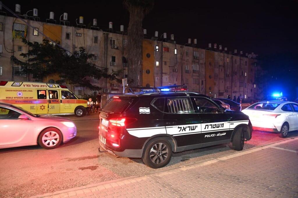 זירת החשד לרצח ברחוב דוד המלך בבאר שבע