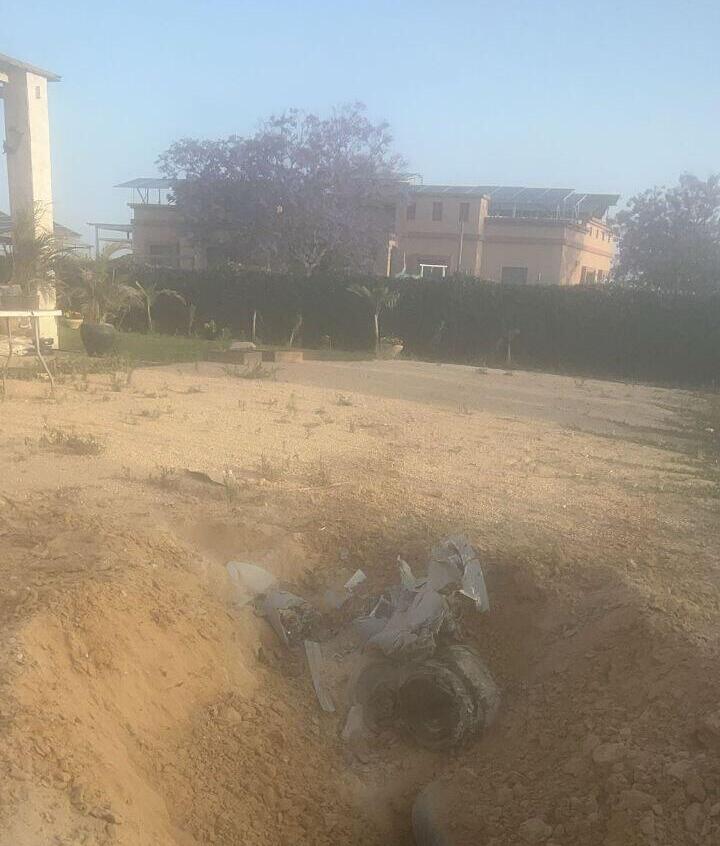 טיל נפל במושב יתד בחבל אשכול