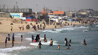 ארכיון 17.5 חוף ים רפיח עזה פליטים פלסטינים