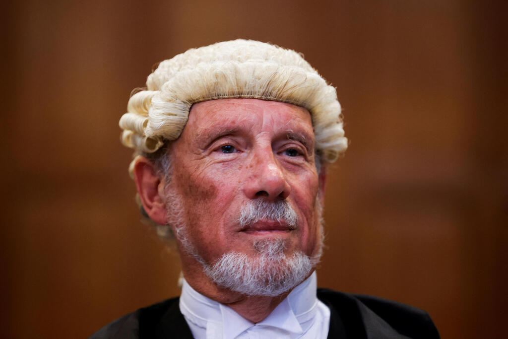 Prof. Malcolm Shaw KC (Photo: REUTERS/Johanna Geron) בית הדין בהאג