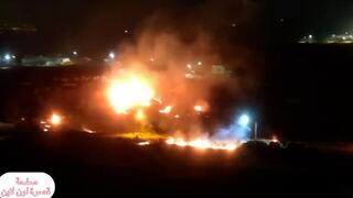 שריפות בעיירה קוסרה דרומית לשכם