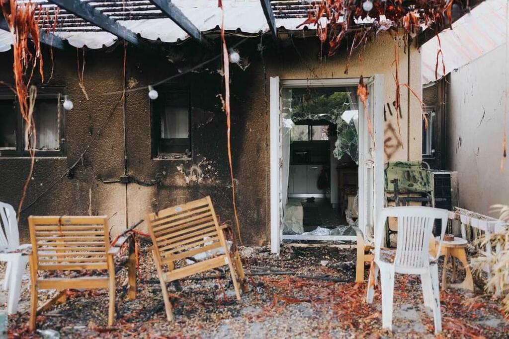 הרס בקיבוץ חולית