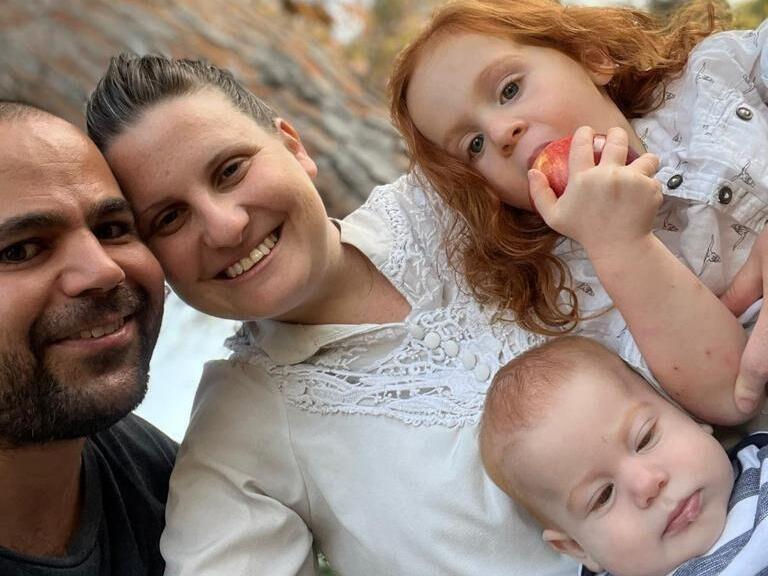 The Bibas family, Yarden, Shiri, Kfir and Ariel משפחת ביבס חוגגת את שבועות אשתקד