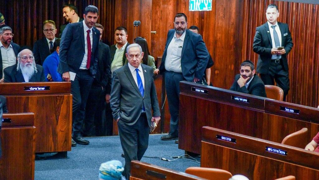 הצבעת חוק הגיוס במליאת הכנסת