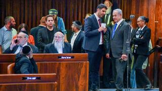 הצבעת חוק הגיוס במליאת הכנסת
