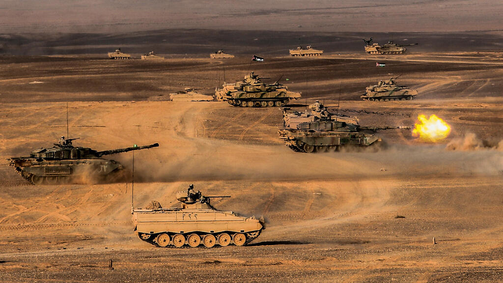 צבא ירדן מתאמן 