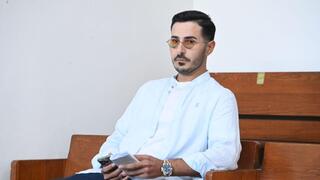 סיימון לבייב (שמעון חיות) מגיע לדיון בעניינו בבית משפט השלום בתל אביב