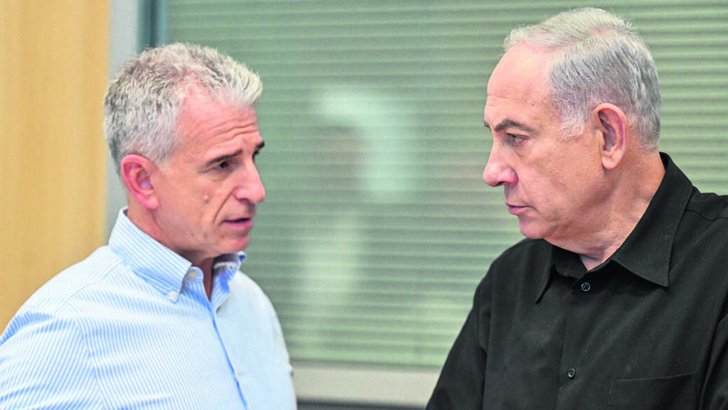 בנימין נתניהו ודדי ברנע