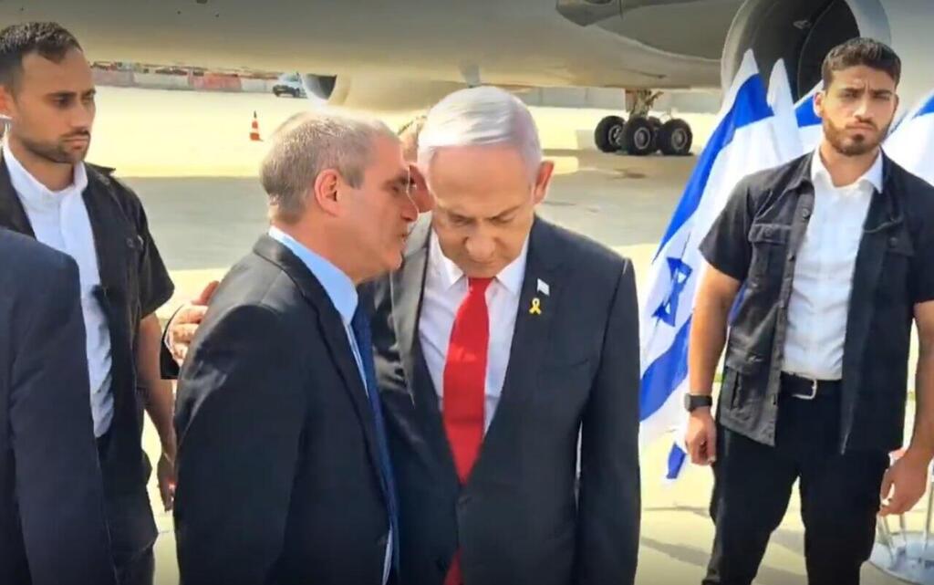 Hostage and Missing Persons Coordinator Gal Hirsch and Prime Minister Benjamin Netanyahu (Photo: Itamar Eichner) ראש הממשלה בנימין נתניהו עם גל הירש