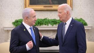 פגישתם של ג'ו ביידן נשיא ארה"ב ובנימין נתניהו ראש הממשלה