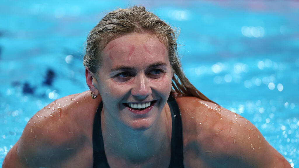 Australian swimmer Ariarne Titmus (Photo: Al Bello/Getty Images) אריארן טיטמוס