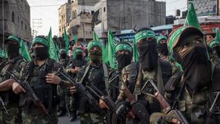 Hamas terrorists in Gaza 