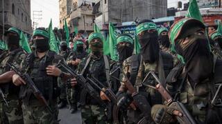 Hamas terrorists in Gaza 