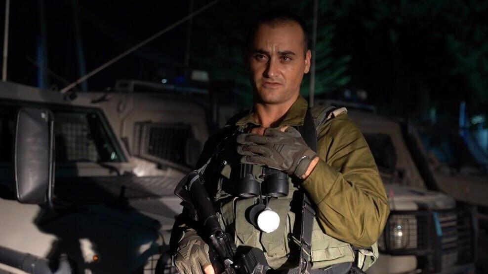 Givati Brigade Commander Col. Netanel Shamaka (Photo: IDF) מפקד חטיבת אפרים אלוף-משנה נתנאל שמכה לאחר חיסול המחבל
