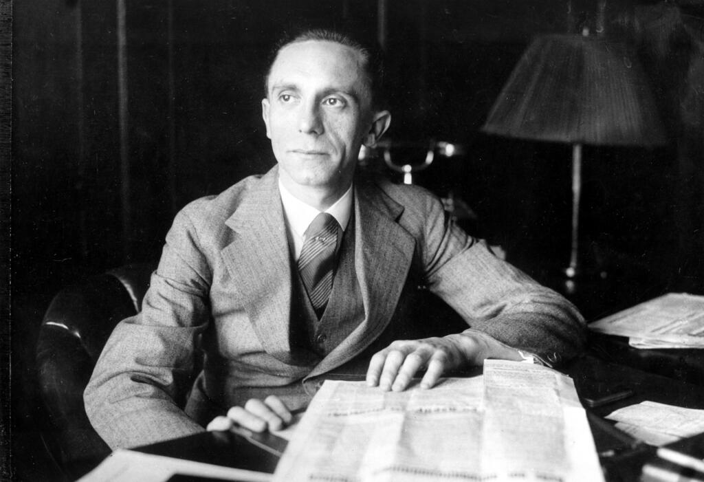 Joseph Goebbels. 'He didn't kill only Jews' (Photo: AP) יוזף גבלס
