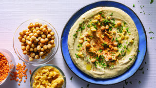  ממרח "חומוס"  מכל־הקטניות־שיש־בבית
