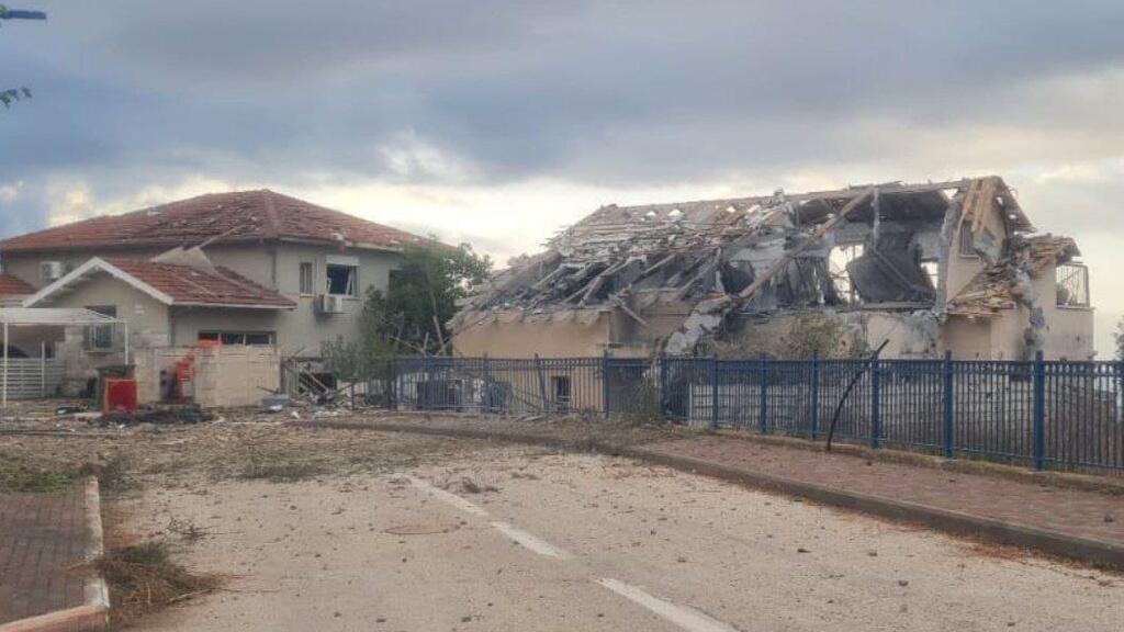 הנזק מהירי לעבר