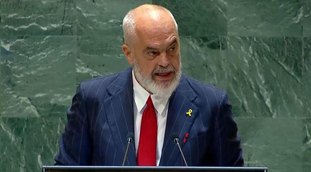 נאום ראש ממשלת אלבניה אדי ראמה באו"ם