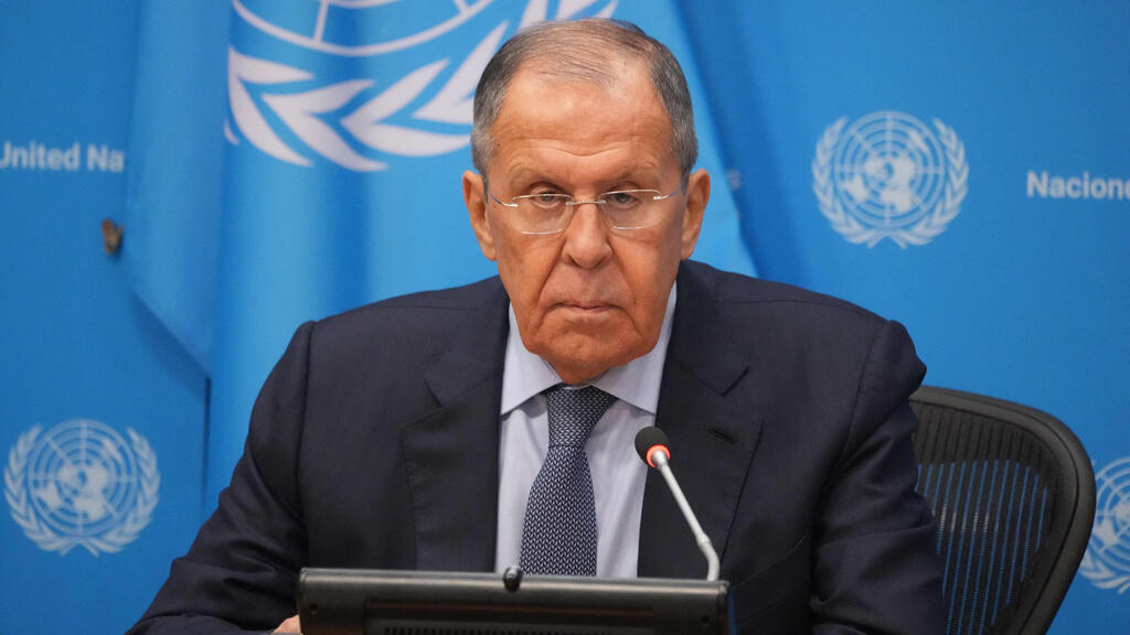 Russia's Foreign Minister Sergei Lavrov (Photo: Bryan R. Smith / AFP) שר החוץ של רוסיה סרגיי לברוב ב או"ם