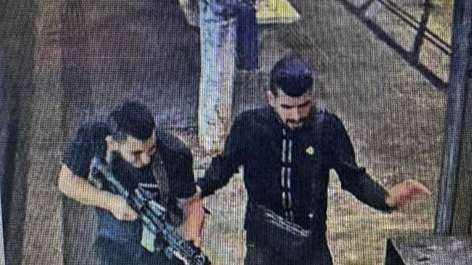 המחבלים תועדו בזירה