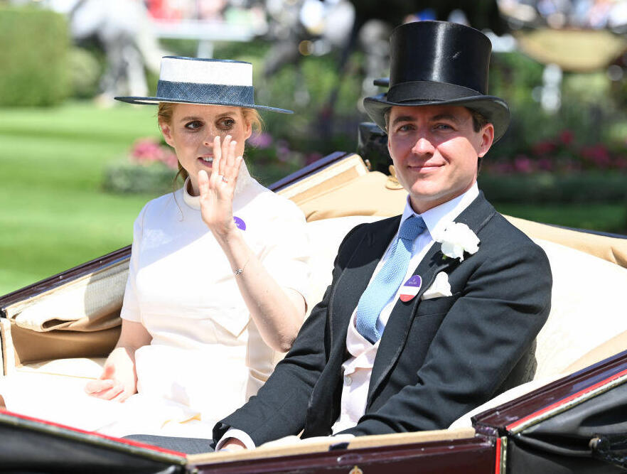 מחזיקים לכם אצבעות (צילום: Eamonn M. McCormack/Getty Images for Ascot Racecourse) הנסיכה ביאטריס