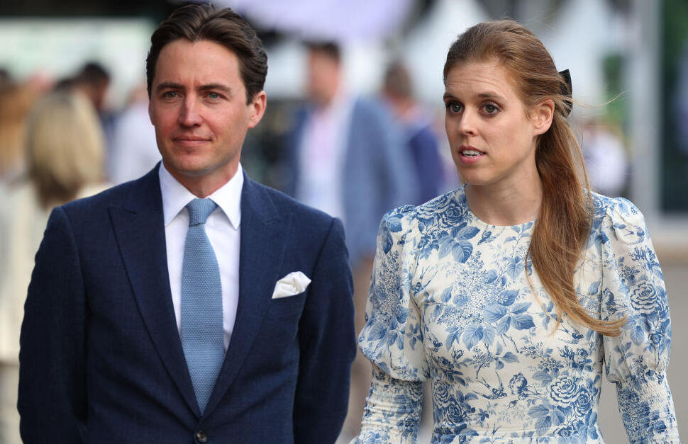 בדרך להתפוררות? הנסיכה ביאטריס ובעלה אדוארדו מאפלי מוזי (צילום: Dan Kitwood/Getty Images) הנסיכה ביאטריס