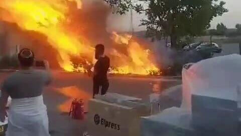 שריפות באזור בית שמש ומועצה אזורית מטה יהודה, ככל הנראה בעקבות שברי יירוט