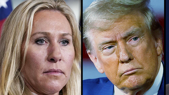 ג'ו ביידן, דונלד טראמפ, מרג'ורי טיילור גרין