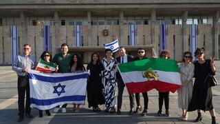 משלחת של גולים איראנים בכנסת ישראל