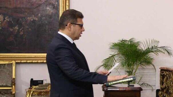 השבעתו של חסן מחמוד רשאד, ראש המודיעין המצרי החדש