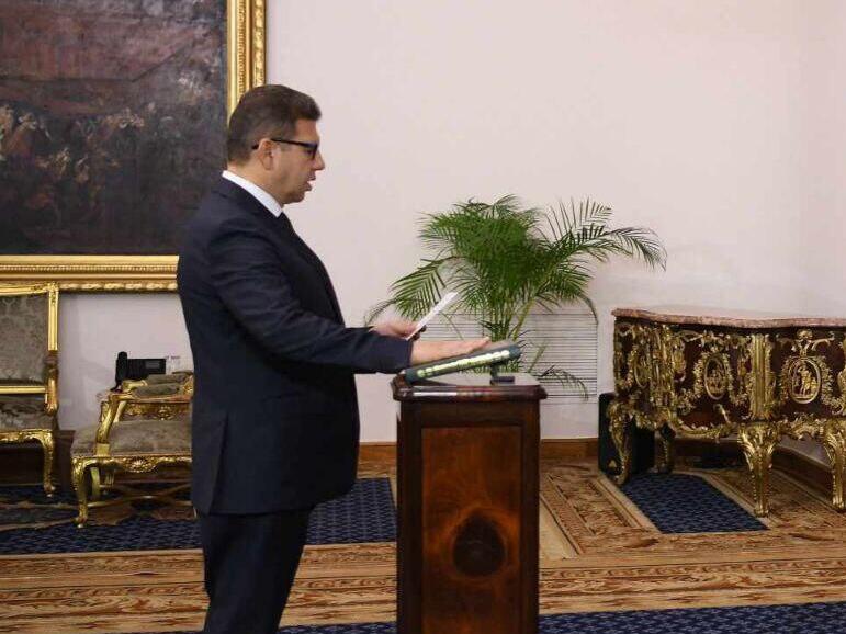 Egypt’s intelligence chief Hassan Mahmoud Rashad השבעתו של חסן מחמוד רשאד, ראש המודיעין המצרי החדש
