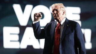 Donald Trump campaigns in Michigan 