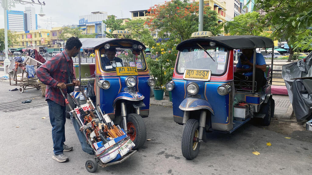 מראות באזור השוק העתיק של בנגקוק