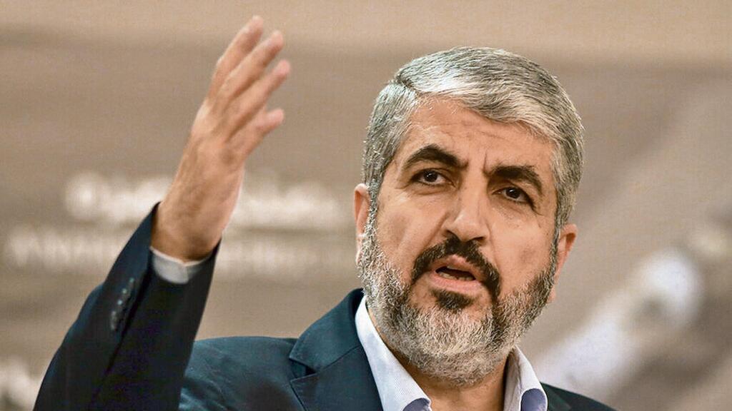 Khaled Mashal. A rift between Hamas’s political and military leadership (Photo: Osama Faisal, AP) חאלד משעל