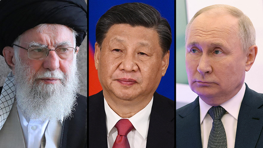  The blows to Khamenei and Putin, and the fear of Chinese 'imitation': The leaders of Russia, China and Iran