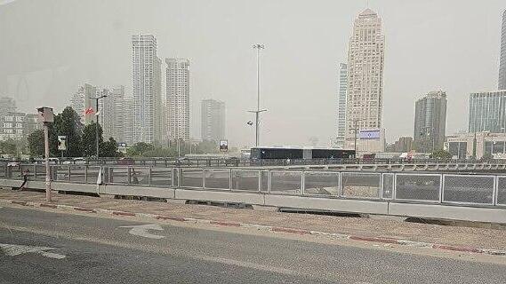 אובך כבד ברמת גן